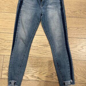 Parker Smith Cropped Jeans with Shark Cut cuff